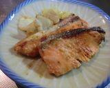 サーモンのニンニク＆味噌漬け焼き作り方12写真