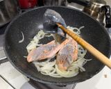 秋鮭のクリーミーパスタ作り方3写真