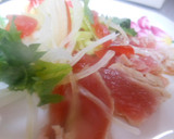 マグロのたたき風　簡単　作り方1写真