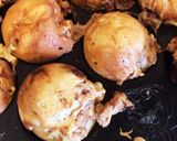 たこ焼き風ココアづくしの豆乳ホットケーキ作り方4写真