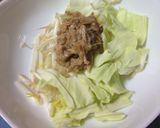 洗い物無し。レンジでツナ焼きそば作り方1写真
