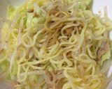 洗い物無し。レンジでツナ焼きそば作り方3写真