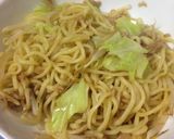 洗い物無し。レンジでツナ焼きそば作り方4写真