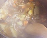 普通の野菜と挽肉で作る、普通のカレー作り方7写真