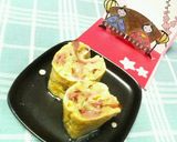 お弁当に☆キャベーコンの卵焼き♪♪作り方6写真