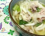 洋風コンソメ味☆熱々白菜うどん♪♪作り方3写真