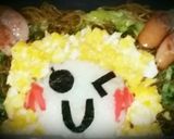 マルちゃん焼そば大好きなアフロちゃん弁当作り方3写真