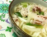 洋風コンソメ味☆熱々白菜うどん♪♪作り方4写真