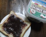 あんことココナッツオイルのトースト作り方3写真