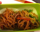 ギョーザの皮で、広島風お好み焼き弁当作り方6写真