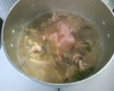 セロリ　鶏肉　椎茸　しめじの　塩煮込み！作り方6写真