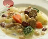 大豆たっぷりホワイトシチュー【天狗缶詰】作り方9写真