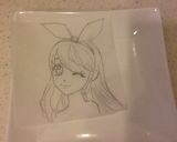 アイカツ❗️の星宮いちごのキャラ弁❤️作り方1写真