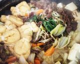 牛すき焼き♪バンパ食材と自家製割りしたで作り方8写真