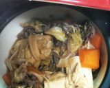 牛すき焼き♪バンパ食材と自家製割りしたで作り方10写真