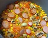 野菜ジュース炊き込みピラフ・炊き込みご飯作り方6写真