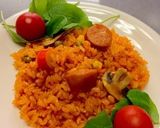 野菜ジュース炊き込みピラフ・炊き込みご飯作り方7写真