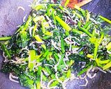 ほうれん草＊ごま油炒め作り方3写真