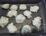 離乳食のおやつに☆鰹節のパンケーキ作り方2写真