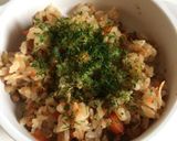離乳食完了期 余った煮物で納豆炒飯作り方3写真