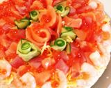 雛祭りやパーティーにちらし寿司ケーキ作り方8写真