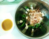 ❀春❀菜の花とクリームチーズのわさび和え作り方7写真