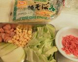♪春色塩焼きそば♪作り方1写真