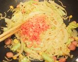 ♪春色塩焼きそば♪作り方4写真