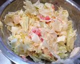 レタスとカニカマのマヨサラダ作り方3写真