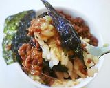 アッという間に肉味噌丼～ビビンバ風～作り方4写真