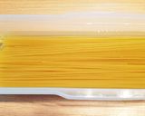 ランチに＊ツナと水菜の柚子胡椒パスタ作り方1写真