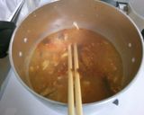 豆腐と 春雨 鶏挽き肉の ピリ辛スープ！作り方3写真