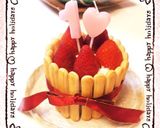 1歳の娘に♪離乳食♪食パンひな祭りケーキ作り方8写真