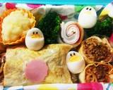 ★焼きそばロール弁当★ひよこがいっぱい作り方6写真