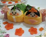 *キャラ弁*お雛様プレート*作り方4写真
