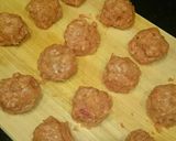 お口の中でホロッ✾柔らか照り焼き肉団子作り方3写真
