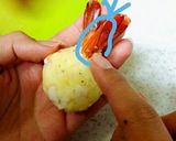 キャラ弁☆うさぎのエビコロッケ作り方6写真