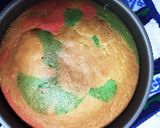 簡単☆混ぜるだけのカラフルケーキ作り方10写真