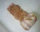ベーコンくるくるハンバーグ作り方7写真