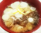 柚子香る♡もずくとねぎのお味噌汁♡作り方4写真