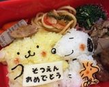 ポムポムプリン♡スヌーピー♡キャラ弁作り方4写真