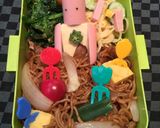 マルちゃん焼そば◉やきそば畑でおかず収穫作り方2写真