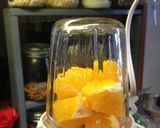 オレンジのホワイトチョコローフードケーキ作り方5写真