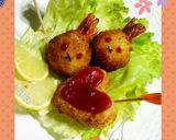 キャラ弁☆おさかなのエビコロッケ作り方1写真