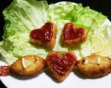 キャラ弁☆おさかなのエビコロッケ作り方3写真