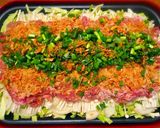 お好み焼き風ホットプレート蒸し鍋作り方2写真