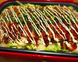 お好み焼き風ホットプレート蒸し鍋作り方3写真