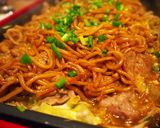 お好み焼き風ホットプレート蒸し鍋作り方4写真