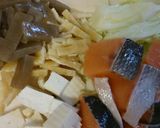 具だくさん◎鮭の豚汁風お味噌汁作り方1写真