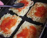 ボリュームたっぷり＊焼きそばピザ弁当＊作り方4写真